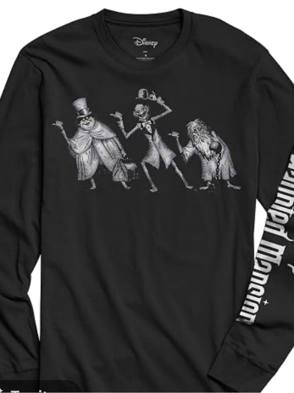 Disney  Haunted Mansion Group Hitchhiking Ghosts Adult T-Shirt